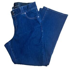 Lane Bryant Tighter Tummy Fit High-Rise Dark Wash Straight Leg Jean Women’s 16